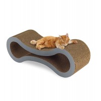 Jumbo Cat Scratcher Lounge Sofa Scratcher Cat Toy with Catnip