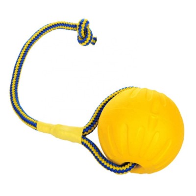 Natural EVA Floating Foam Ball on a Rope Dog Toy for Pet Training