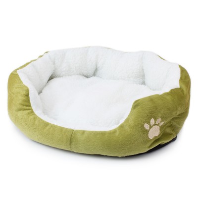 Washable Soft Pet Bed Warm Plush Cushion for Small and Medium Dogs